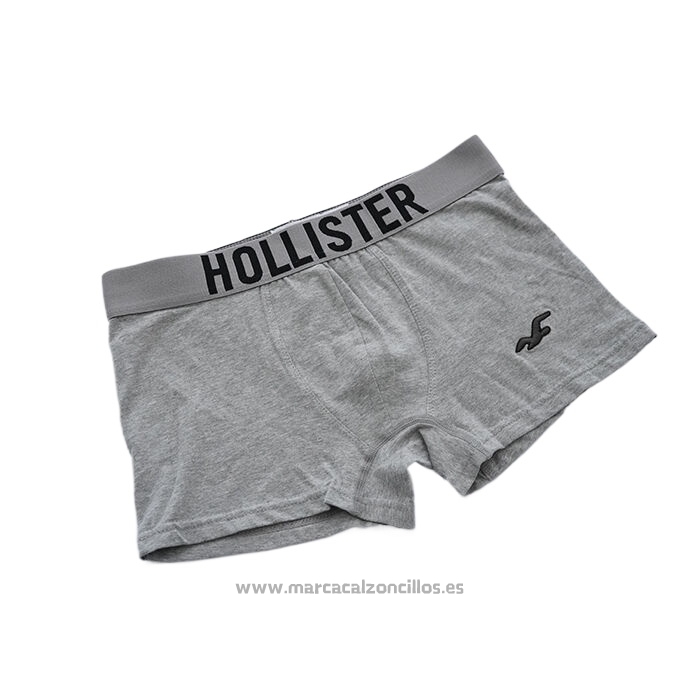 Boxer Hollister Hombre Gris
